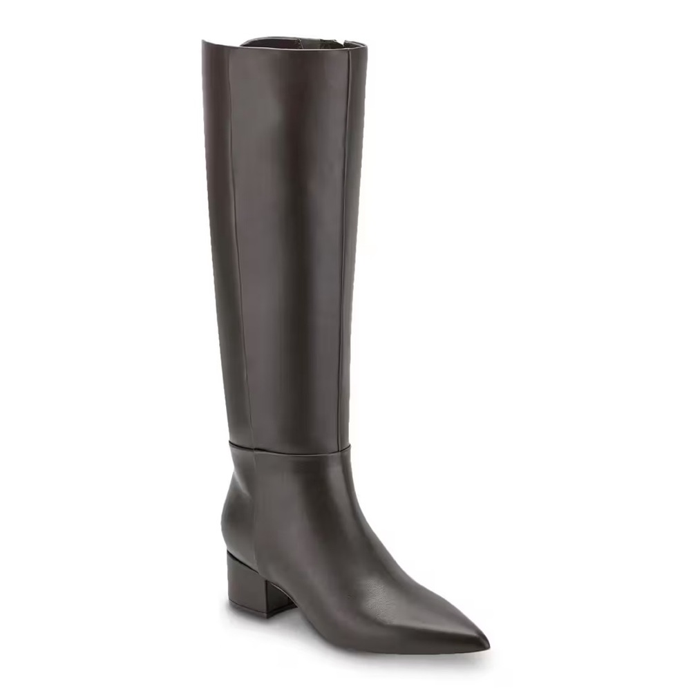Chinese Laundry Classic Pointed Toe Knee-High Boot - Dark Brown Size 7.5
